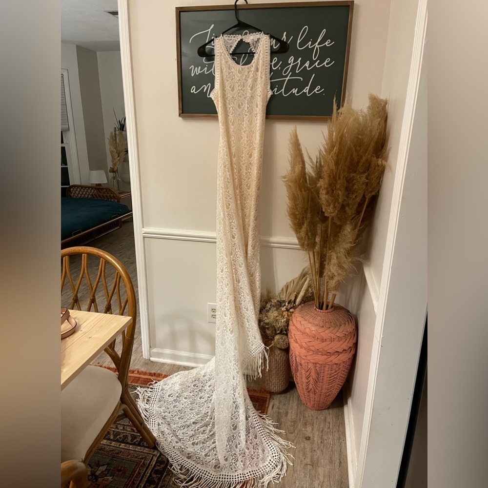 LULUS BOHO WEDDING DRESS / ONLY WORN ONCE / size medium